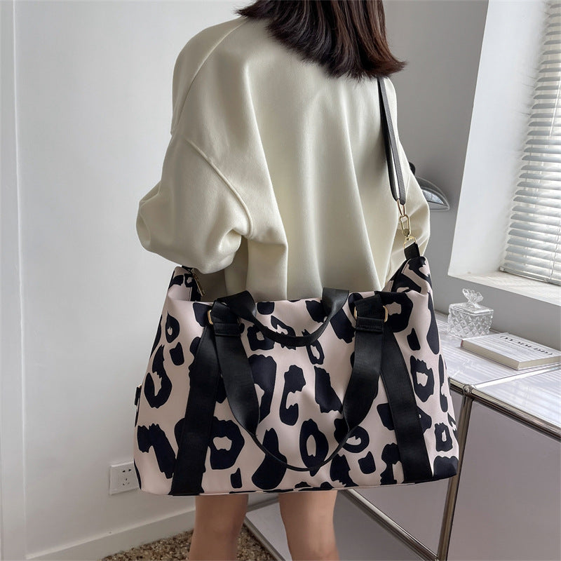 Essential Finds®  Women Travel Duffel Bag Cow Pattern Handbag Fitness Sports Shoulder Bags