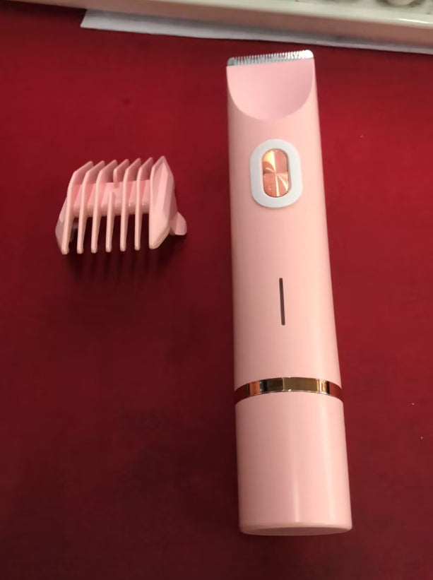 Essential Finds® 2 In 1 Hair Remover Women's Double Head Shaver Private Pubic Hair Trimmer Electric Razor Wet Dry Electric Body Hair