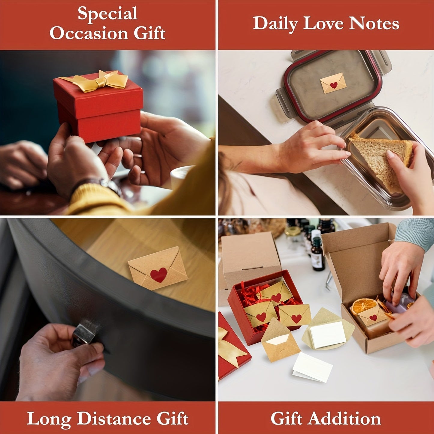 Essential Finds® Mini Envelope Heart Stickers