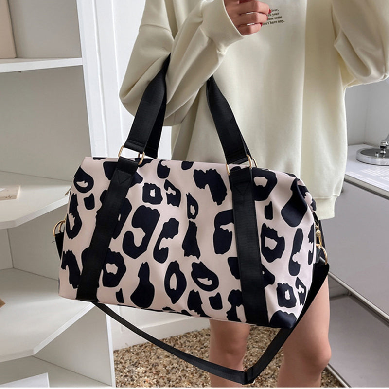 Essential Finds®  Women Travel Duffel Bag Cow Pattern Handbag Fitness Sports Shoulder Bags