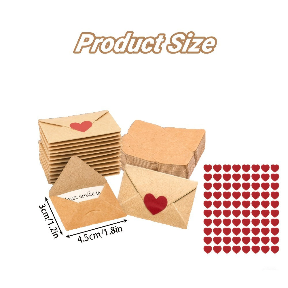 Essential Finds® Mini Envelope Heart Stickers