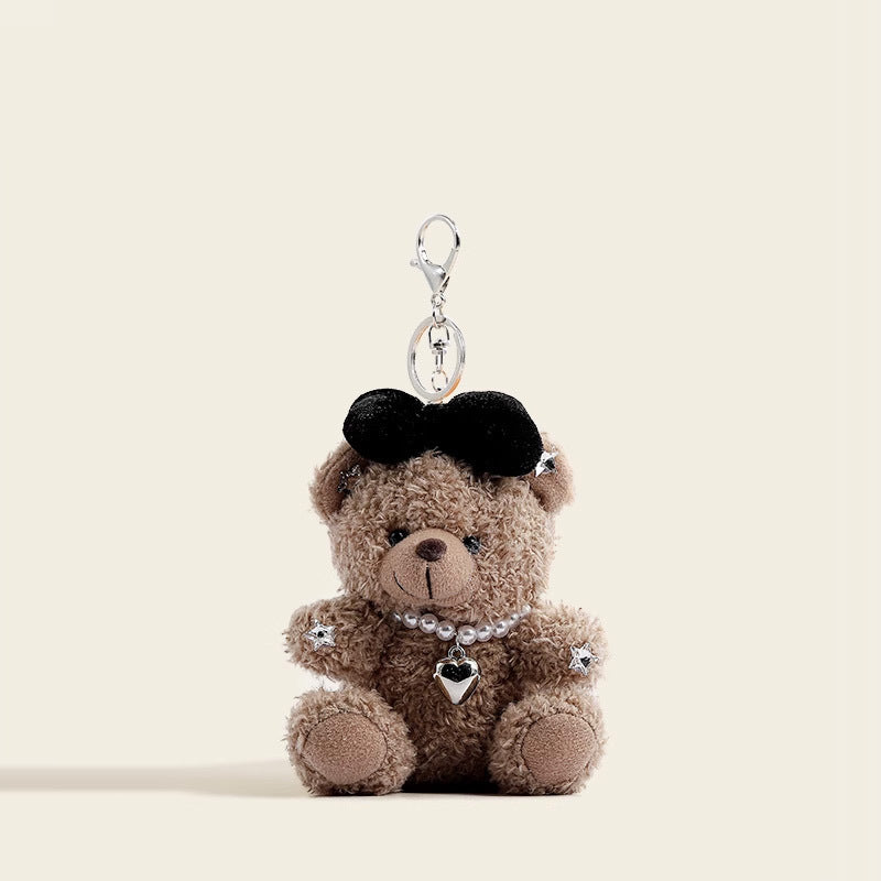 Essential Finds®  Cute Bow-knot Teddy Bear Bag Charm Keychain