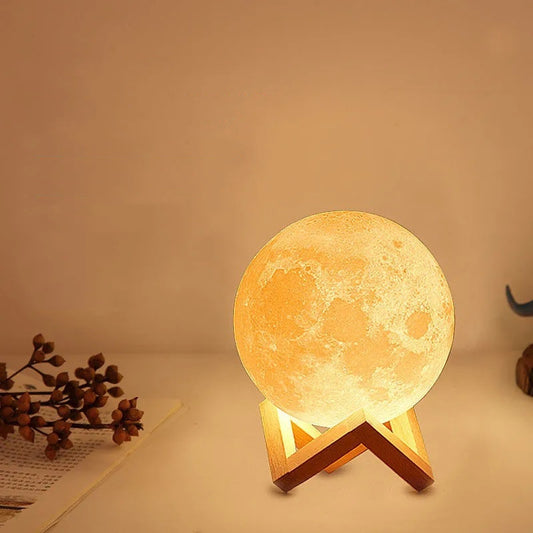 Essential Finds® 3D Printing Moon Night Table Lamp