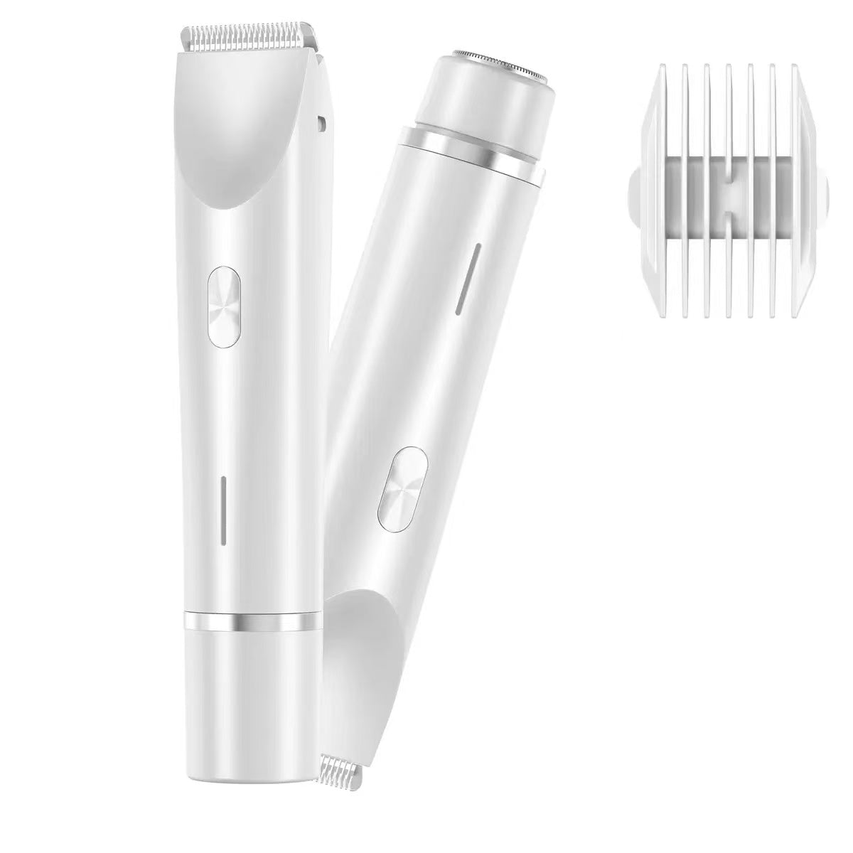 Essential Finds® 2 In 1 Hair Remover Women's Double Head Shaver Private Pubic Hair Trimmer Electric Razor Wet Dry Electric Body Hair