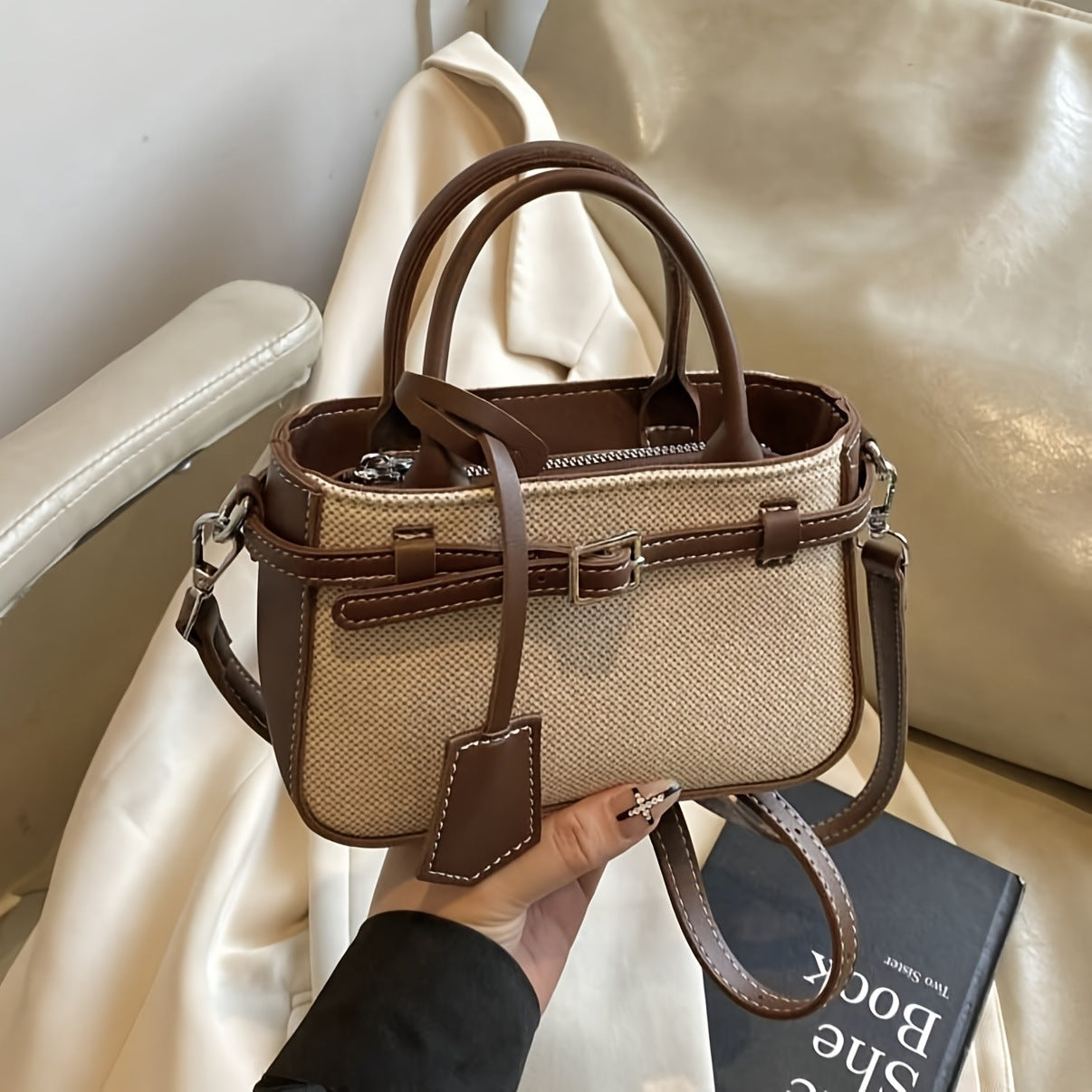 Essential Finds® Tote/Shoulder Crossbody Bag With Stunning French Aesthetic
