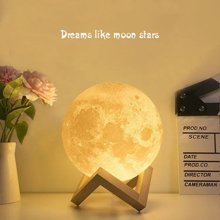 Essential Finds® 3D Printing Moon Night Table Lamp