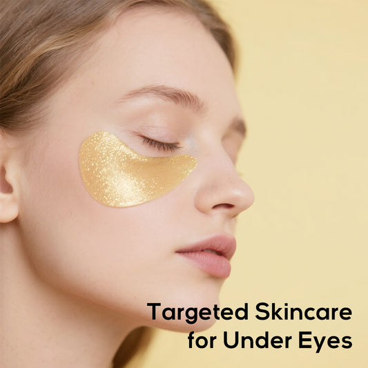 Essential Finds® (LANTERN®)Golden Crystal Eye Patches, With Collagen Glycerin And Moisturizing Ingredients