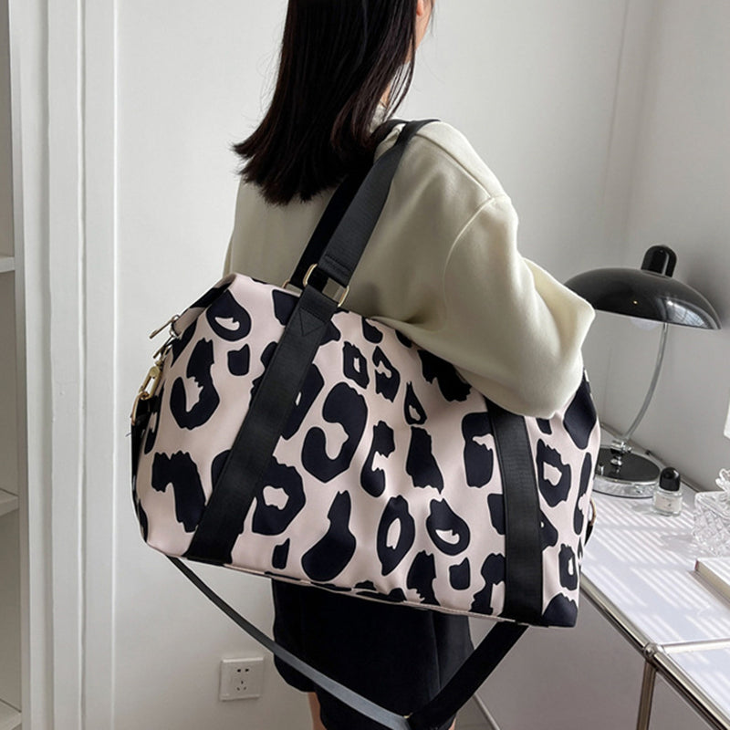 Essential Finds®  Women Travel Duffel Bag Cow Pattern Handbag Fitness Sports Shoulder Bags