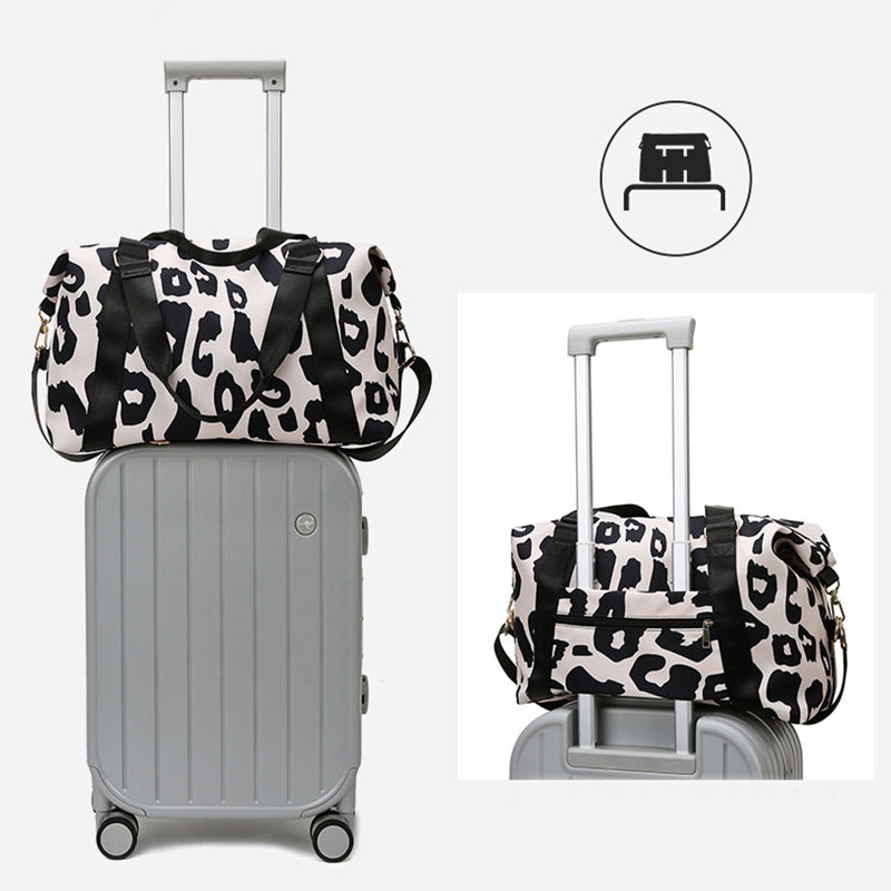 Essential Finds®  Women Travel Duffel Bag Cow Pattern Handbag Fitness Sports Shoulder Bags