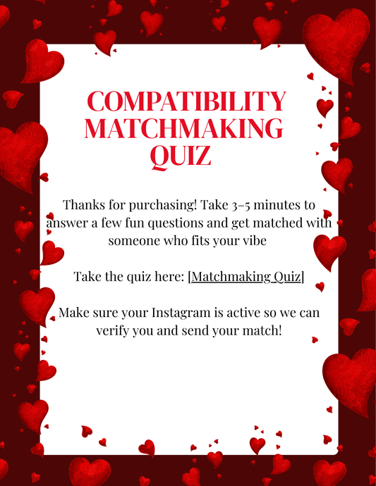 Compatibility Matchmaking Quiz