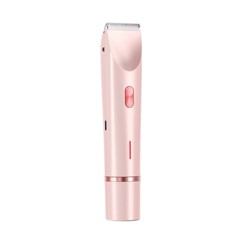 Essential Finds® 2 In 1 Hair Remover Women's Double Head Shaver Private Pubic Hair Trimmer Electric Razor Wet Dry Electric Body Hair
