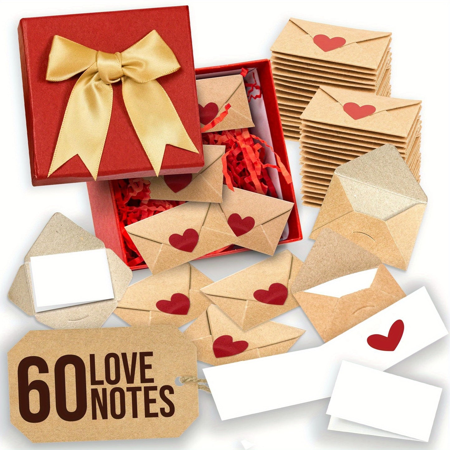 Essential Finds® Mini Envelope Heart Stickers
