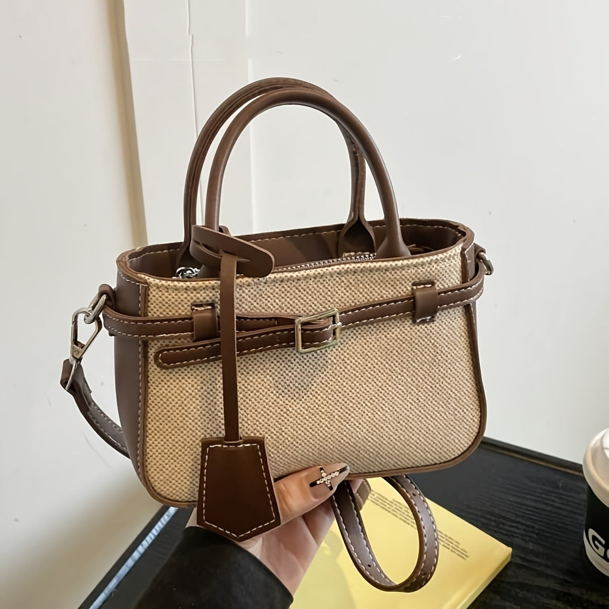 Essential Finds® Tote/Shoulder Crossbody Bag With Stunning French Aesthetic