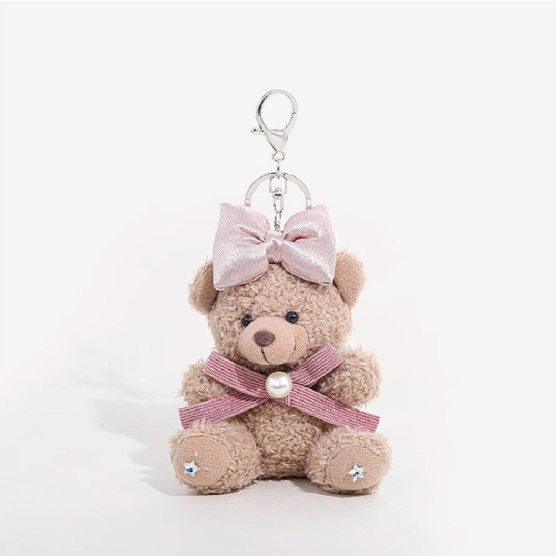 Essential Finds®  Cute Bow-knot Teddy Bear Bag Charm Keychain