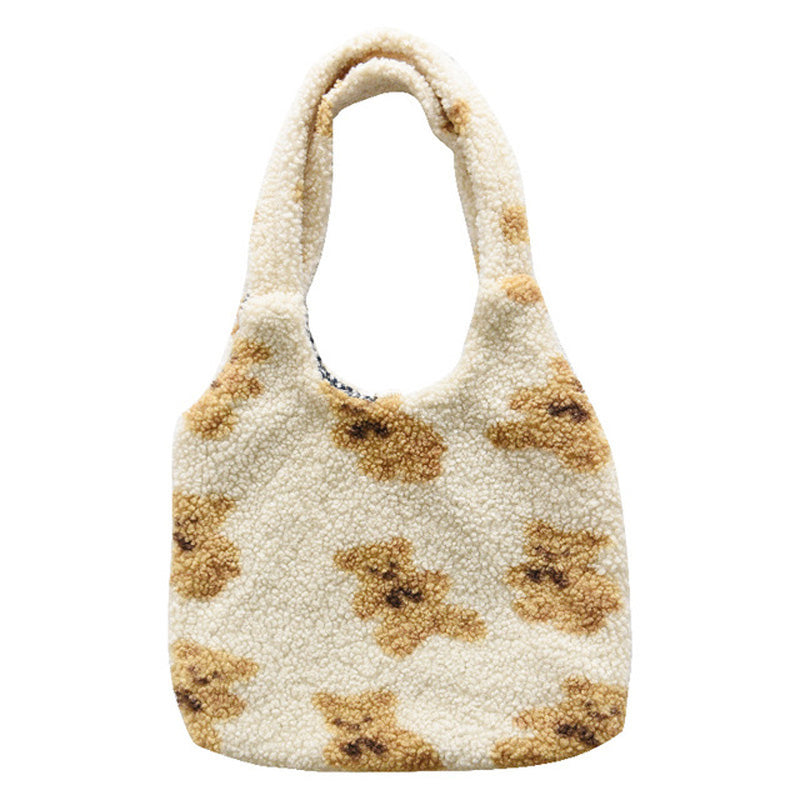 Essential Finds®  Bear Print Bags Shoulder Bag Women Shopping Handbags
