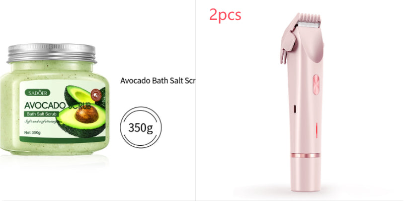 Essential Finds® 2 In 1 Hair Remover Women's Double Head Shaver Private Pubic Hair Trimmer Electric Razor Wet Dry Electric Body Hair