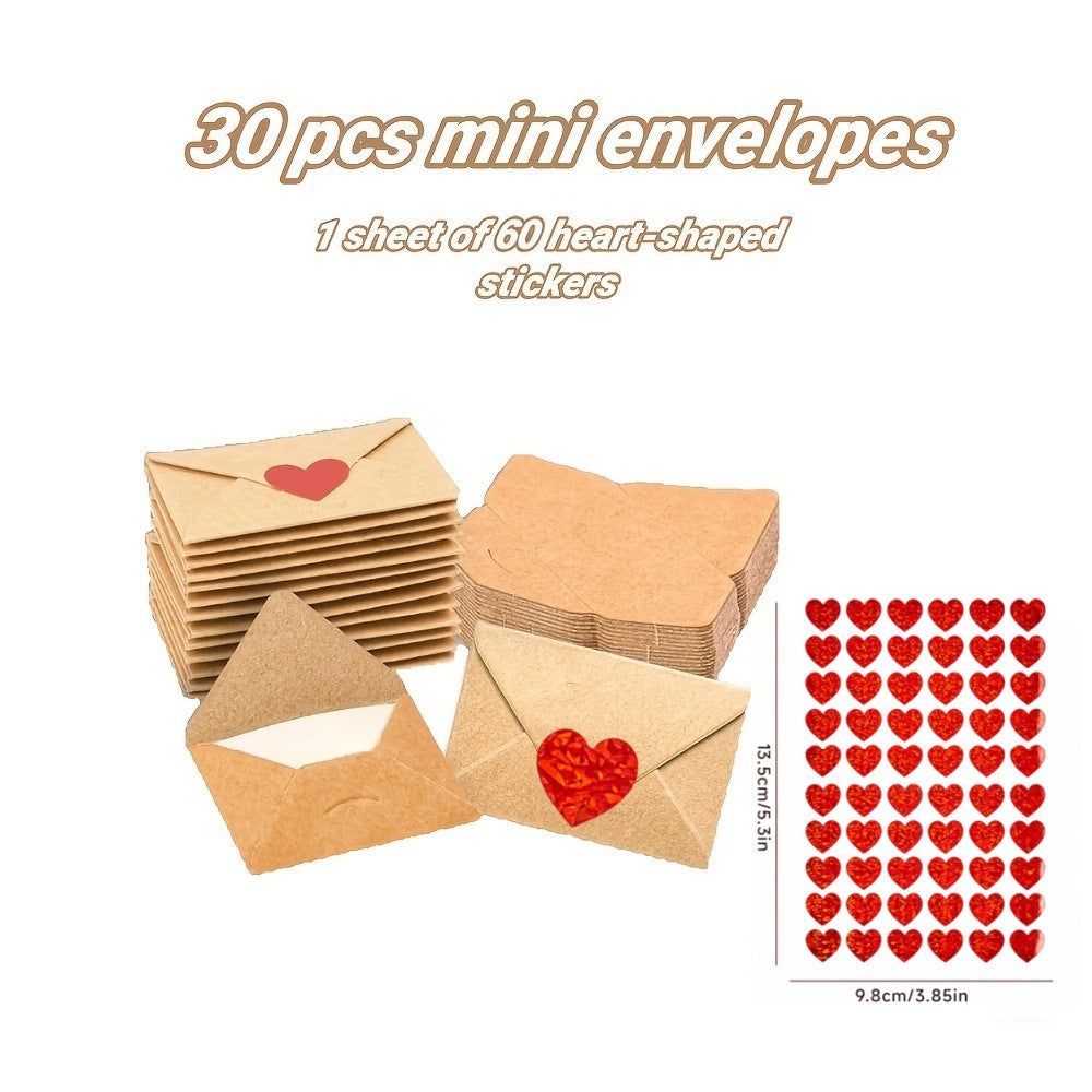 Essential Finds® Mini Envelope Heart Stickers